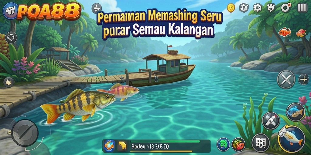 Screenshot gameplay POA88 menunjukkan aksi memancing yang mendebarkan dengan detail yang menakjubkan.