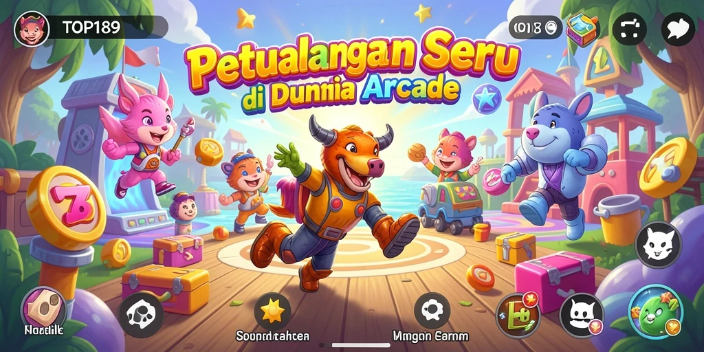 Tampilan gameplay seru dari TOPI189 yang memikat.