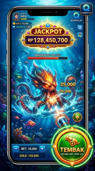 Fitur unggulan aplikasi di quarkplay menonjol dalam tampilan ini.